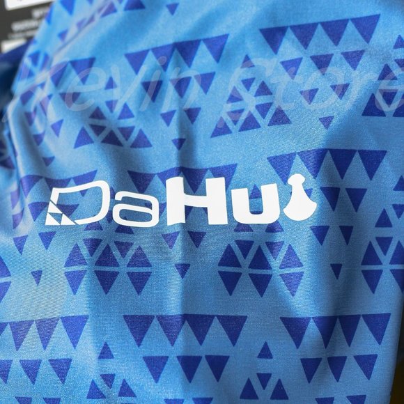 Da Hui Mens Long Sleeve Rash Guard Blue - Picture 2 of 6